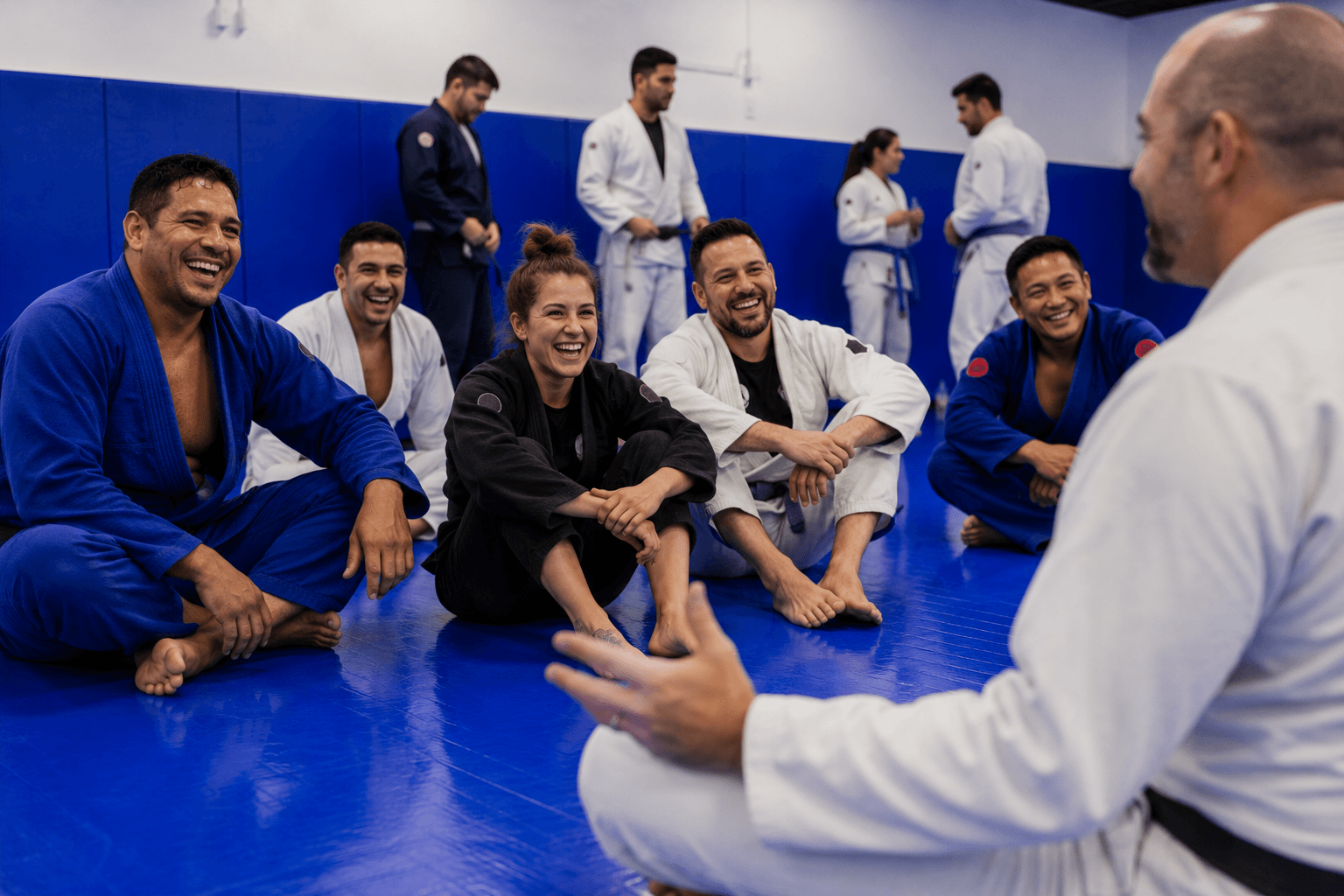 Kids martial arts class at Master Pete's BJJ Academy